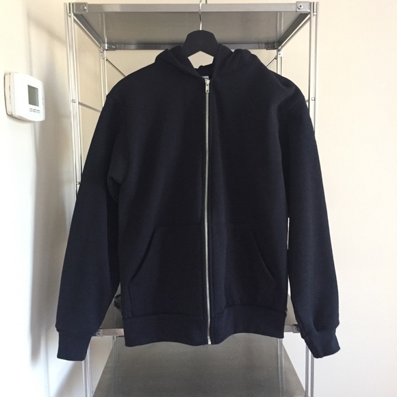 los angeles apparel zip hoodie